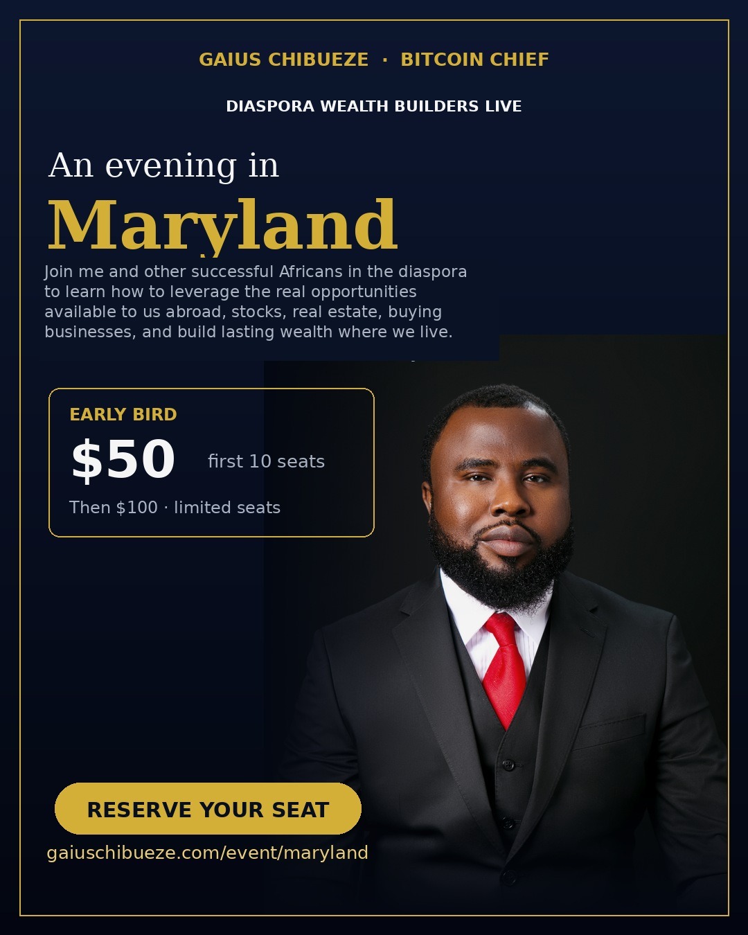 Diaspora Wealth Builders Live in Maryland