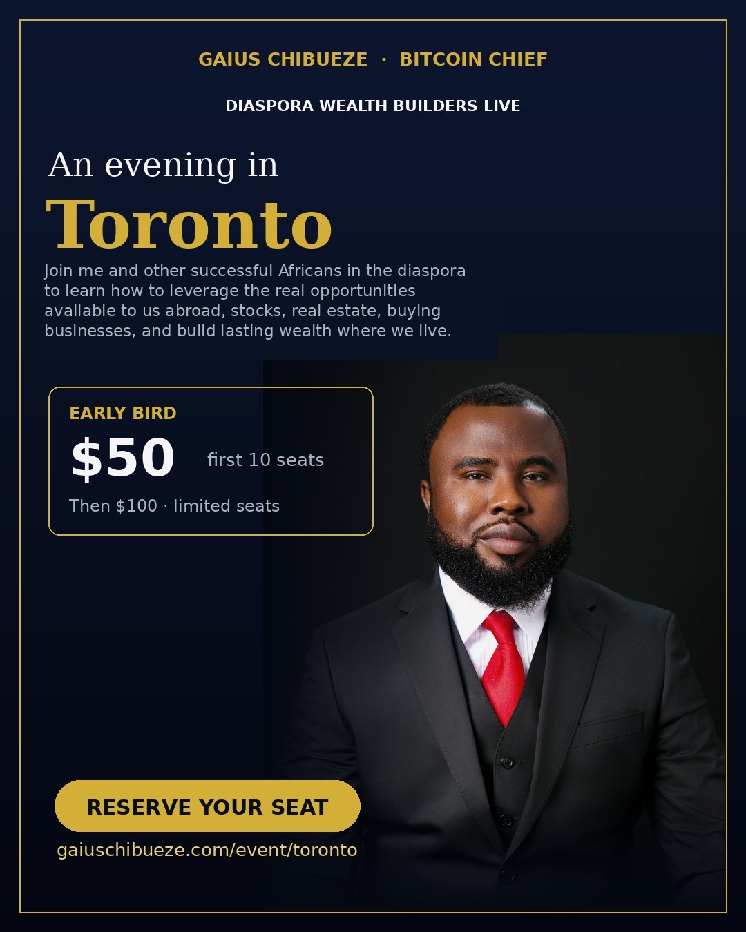 Diaspora Wealth Builders Live in Toronto